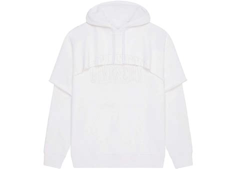 Givenchy Matthew Williams Double Layered Felpa Hoodie